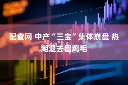 配查网 中产“三宝”集体崩盘 热潮退去留鸡毛