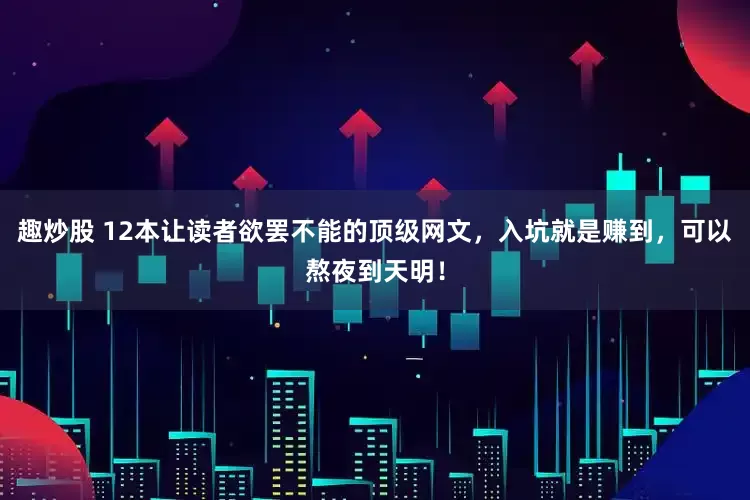 趣炒股 12本让读者欲罢不能的顶级网文，入坑就是赚到，可以熬夜到天明！